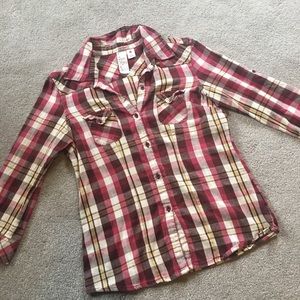 Flannel button down